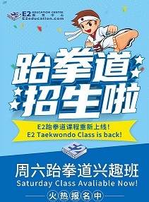 Taekwondo and Chinese on Saturdays